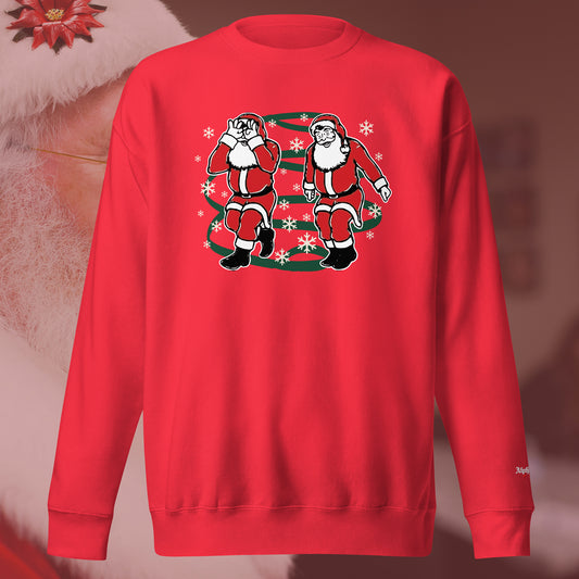 “Griddy Santa” Crewneck Sweatshirt Noodie Christmas Holiday by Alpha Wear