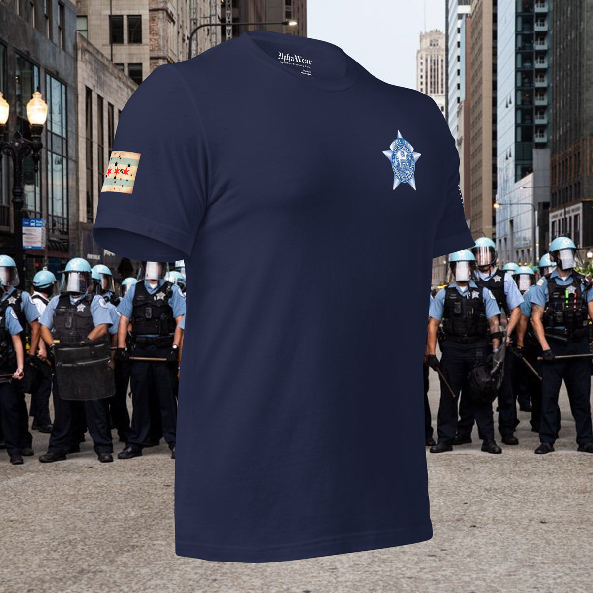 District 008 - Chi Lawn: Chicago Police Sopranos Inspired Tee Shirt