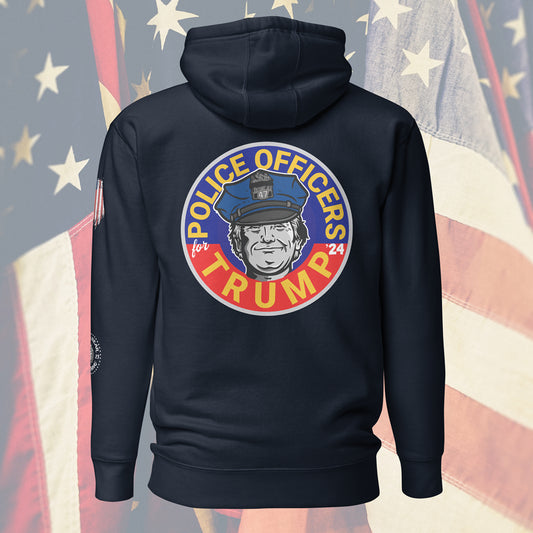 "Police for Trump" Hoodie by Alpha Wear