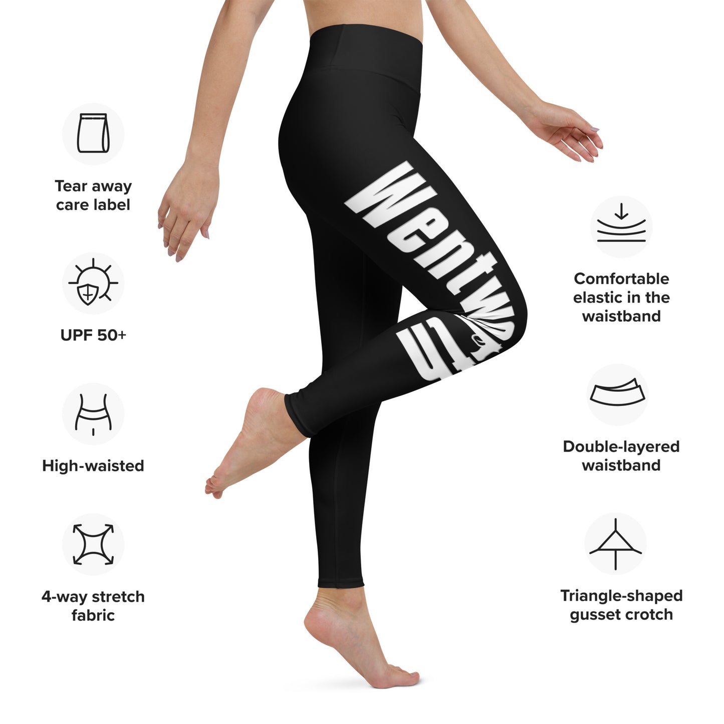 District 002 - Wentworth: Chicago Police Sopranos Inspired Yoga Pants