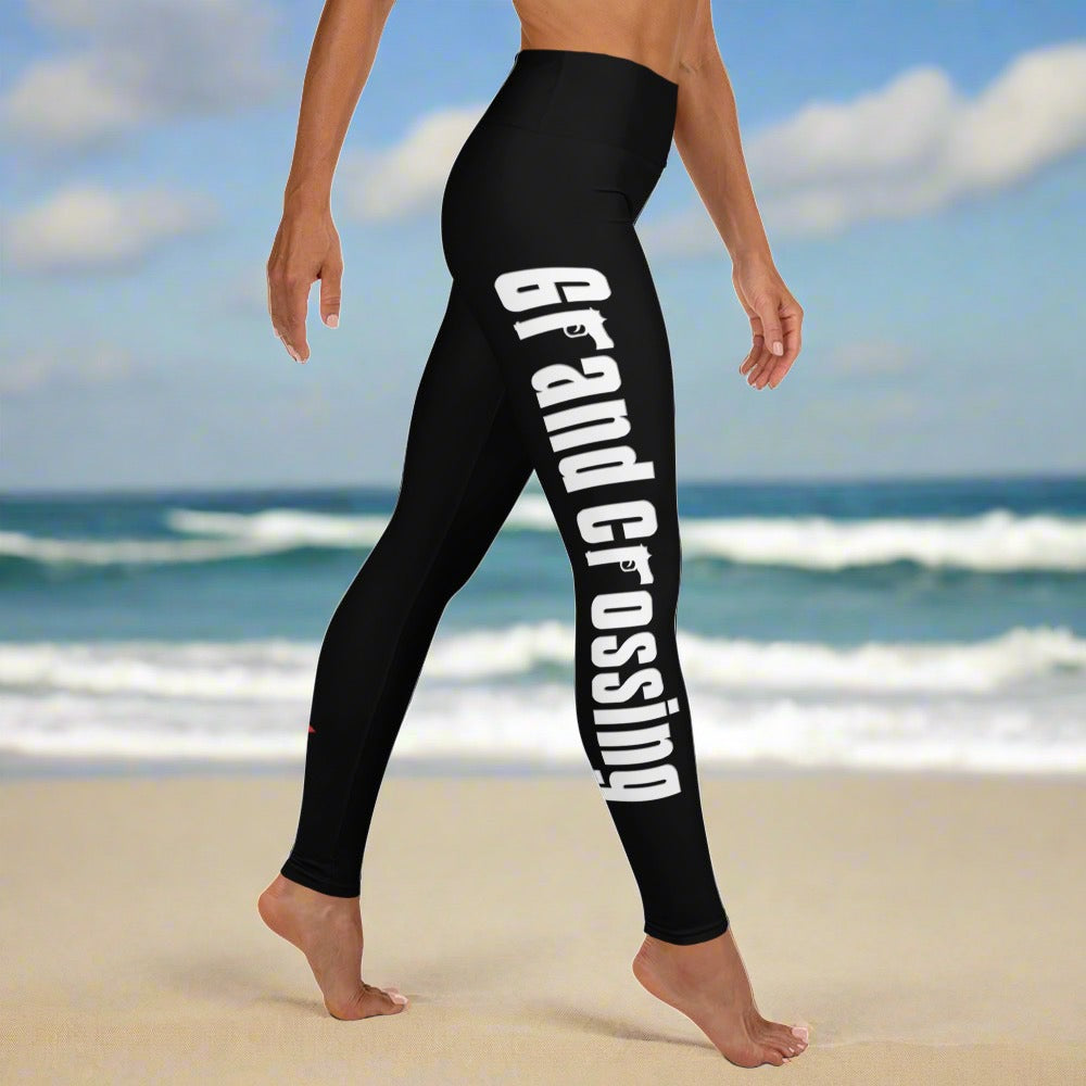 District 003 - Grand Crossing: Chicago Police Sopranos Inspired Yoga Pants