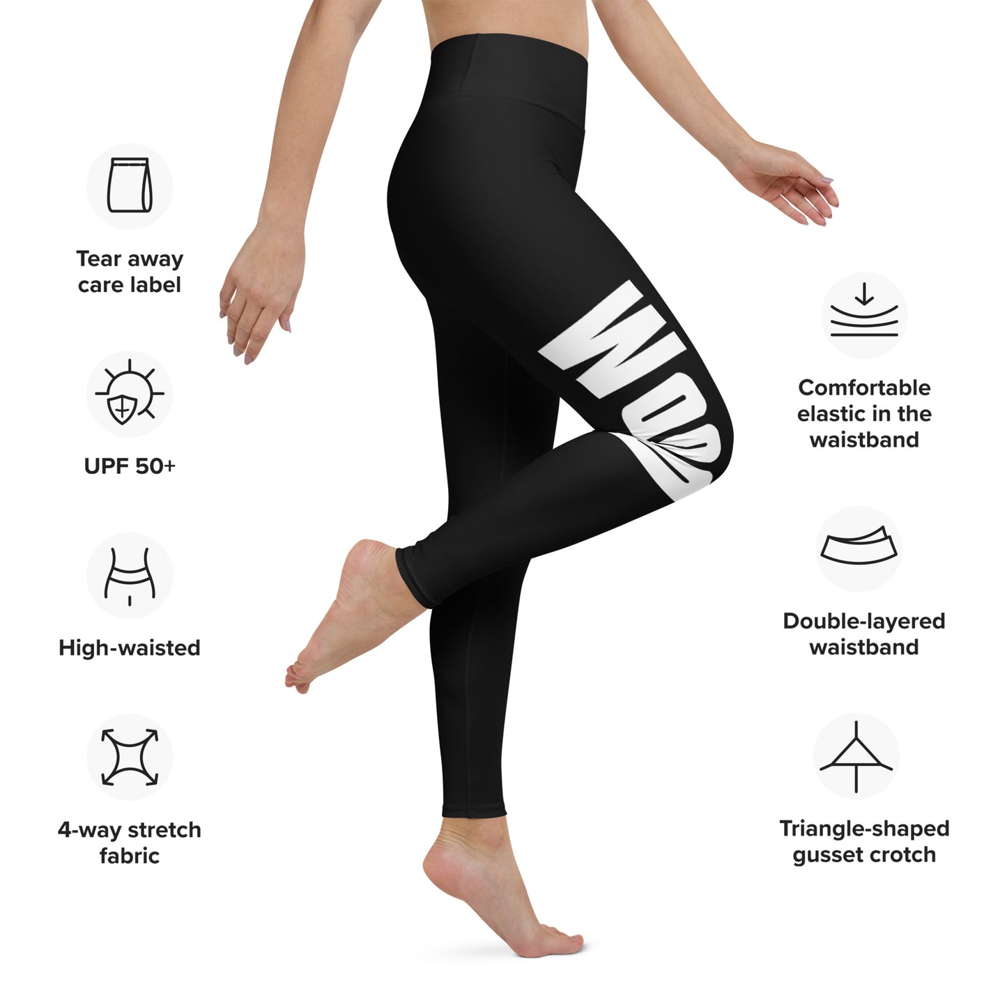 District 013 - Wood: Chicago Police Sopranos Inspired Yoga Pants