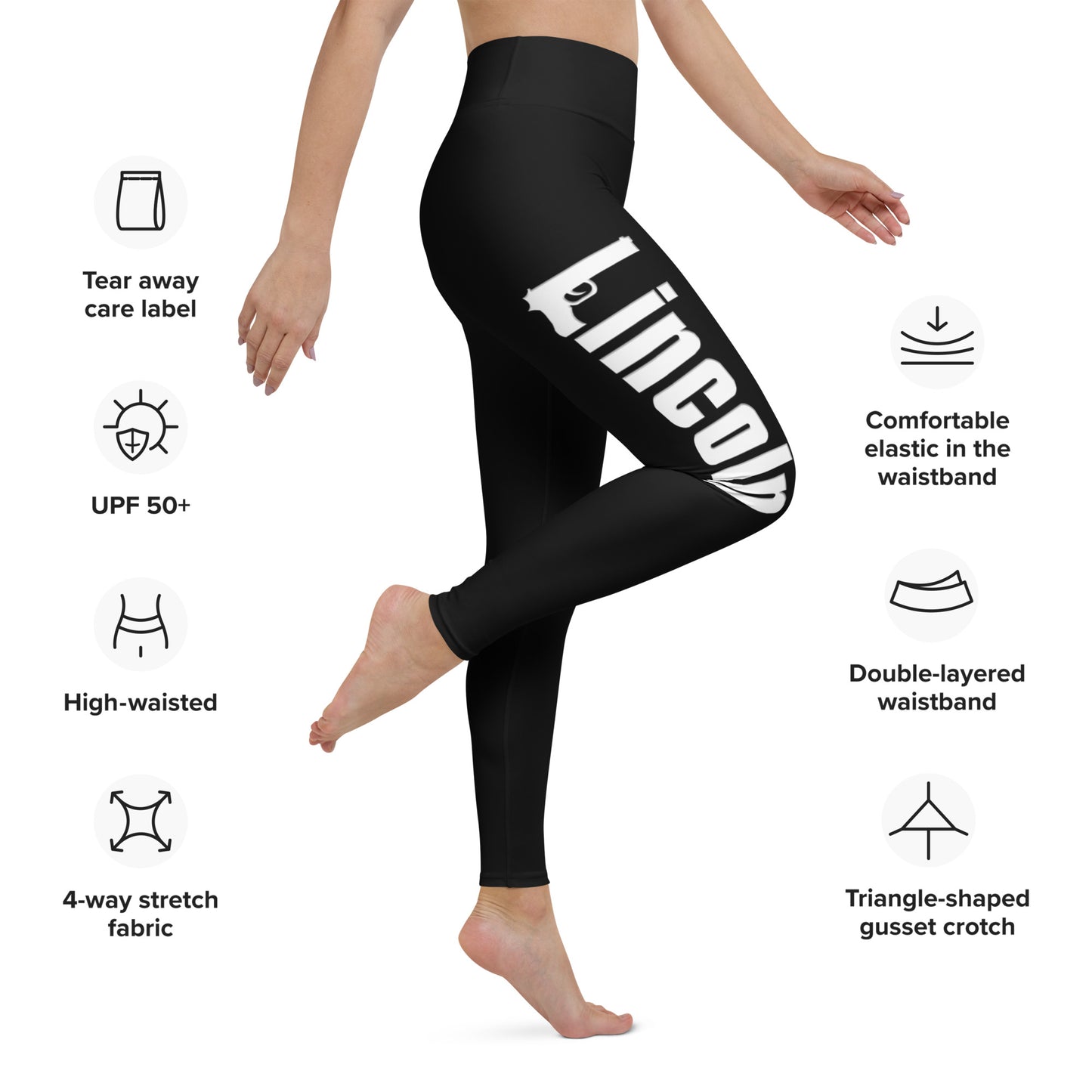 District 020 - Lincoln: Chicago Police Sopranos Inspired Yoga Pants