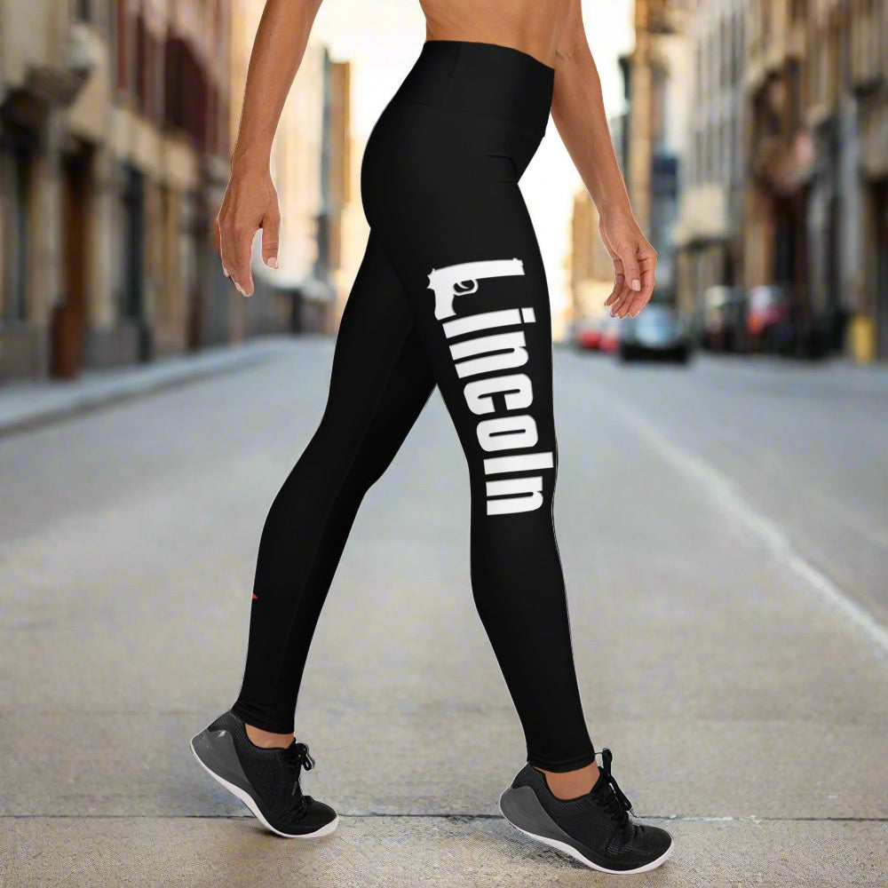 District 020 - Lincoln: Chicago Police Sopranos Inspired Yoga Pants