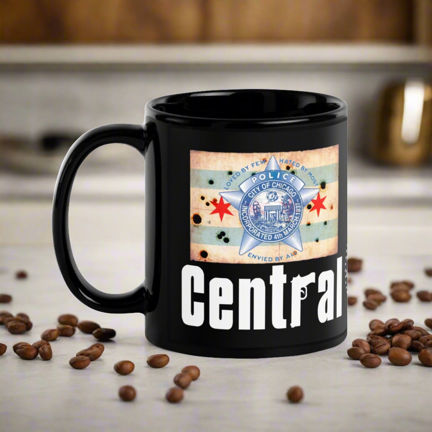 District 001 - Central: Chicago Police Sopranos Inspired Coffee Mug