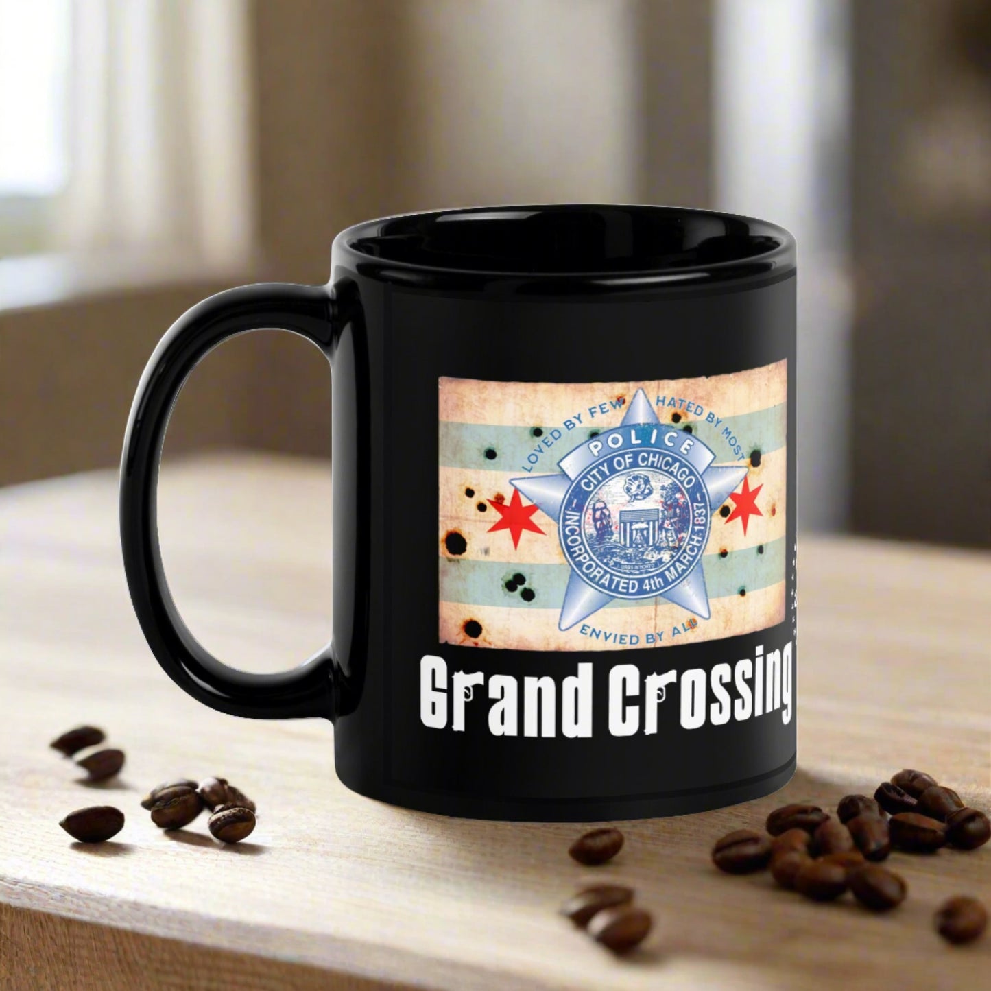 District 003 - Grand Crossing: Chicago Police Sopranos Inspired Coffee Mug