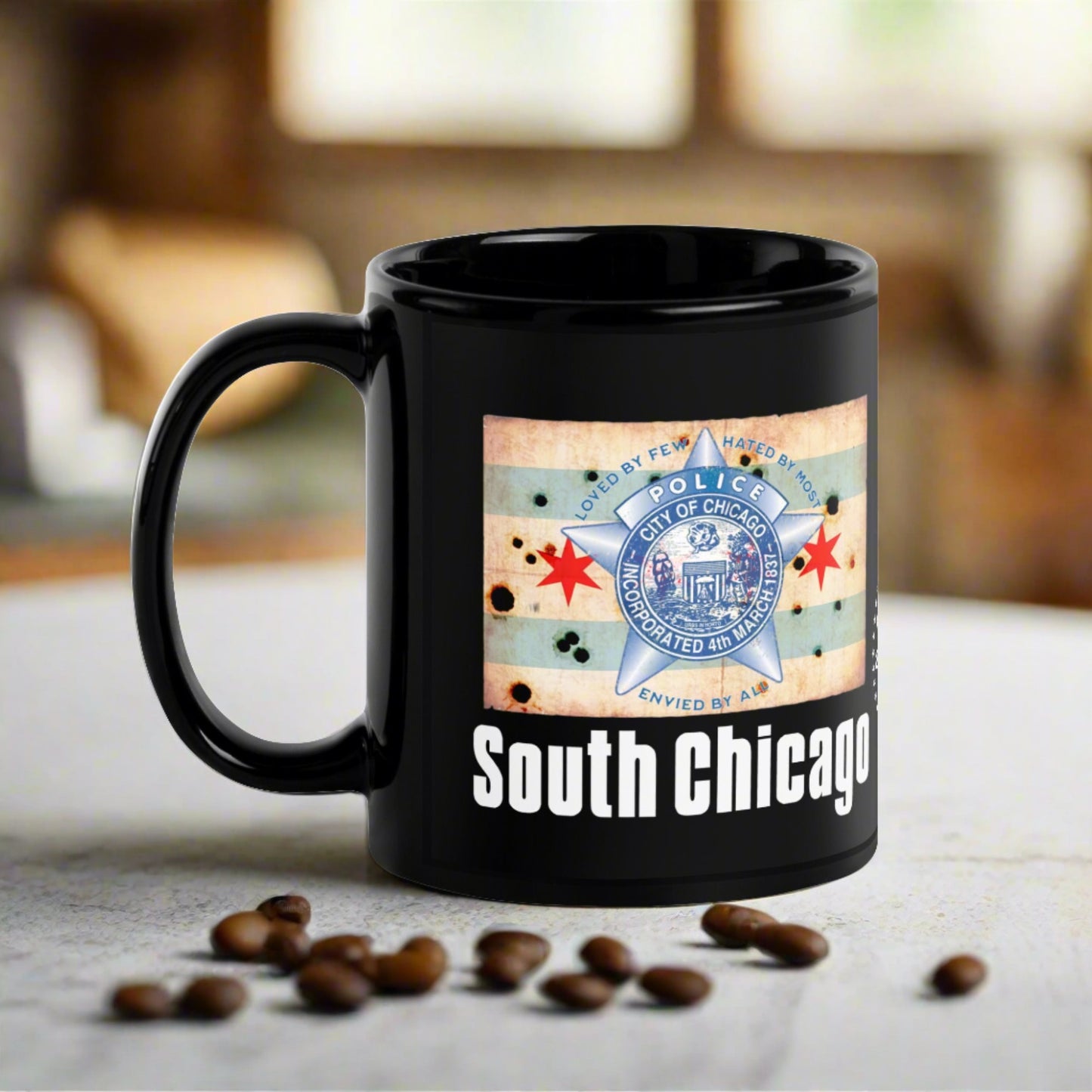 District 004 - South Chicago: Chicago Police Sopranos Inspired Coffee Mug