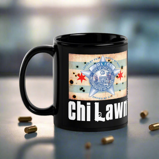 District 008 - Chi Lawn: Chicago Police Sopranos Inspired Coffee Mug