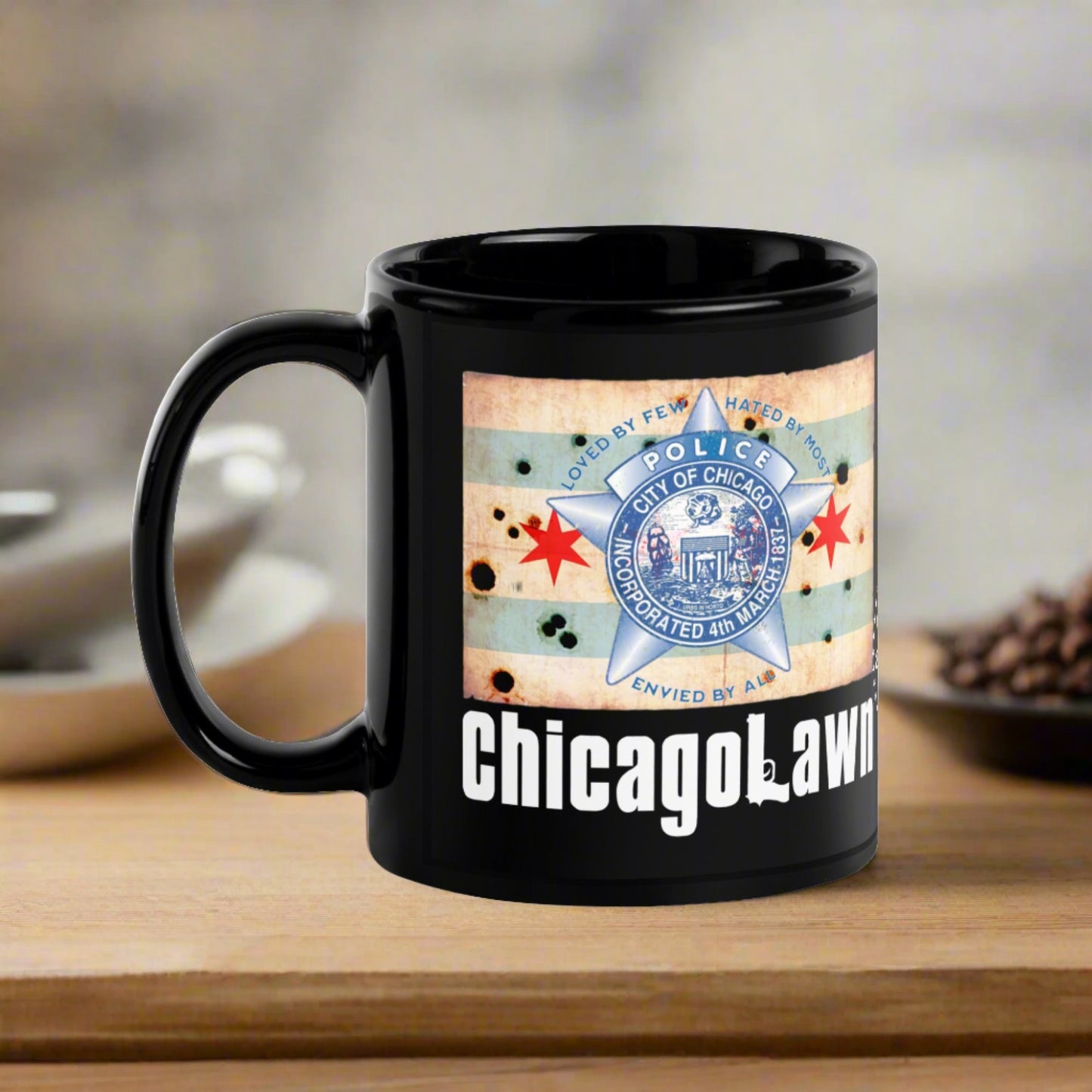 District 008 - Chicago Lawn: Chicago Police Sopranos Inspired Coffee Mug