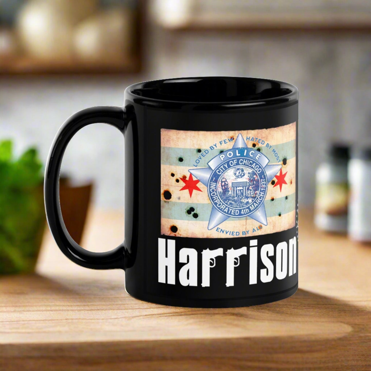 District 011 - Harrison: Chicago Police Sopranos Inspired Coffee Mug