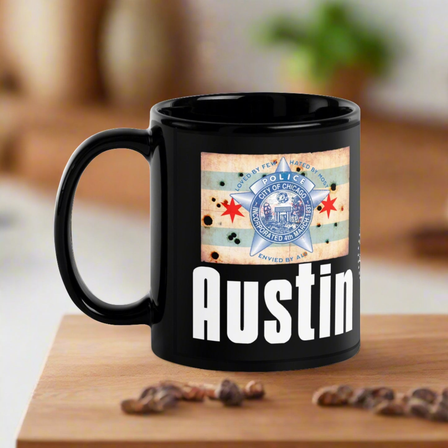 District 015 - Austin: Chicago Police Sopranos Inspired Coffee Mug