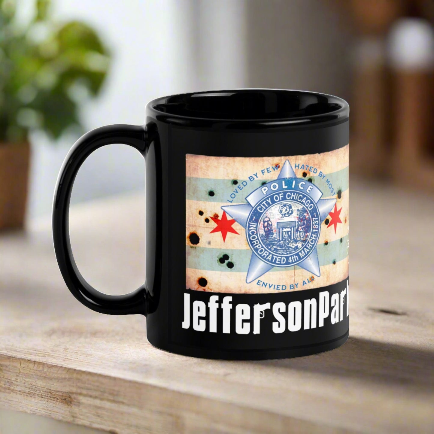 District 016 - Jefferson Park: Chicago Police Sopranos Inspired Coffee Mug