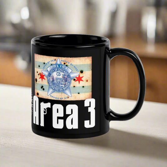 Area 3 Chicago Police Sopranos Inspired Coffee Mug