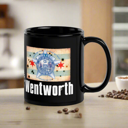 District 002 - Wentworth: Chicago Police Sopranos Inspired Coffee Mug