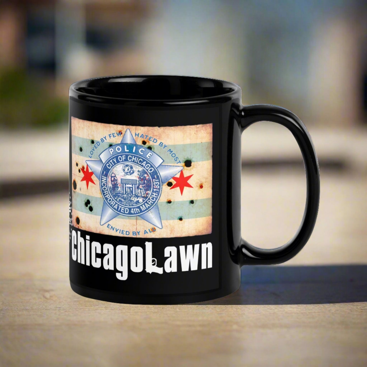 District 008 - Chicago Lawn: Chicago Police Sopranos Inspired Coffee Mug