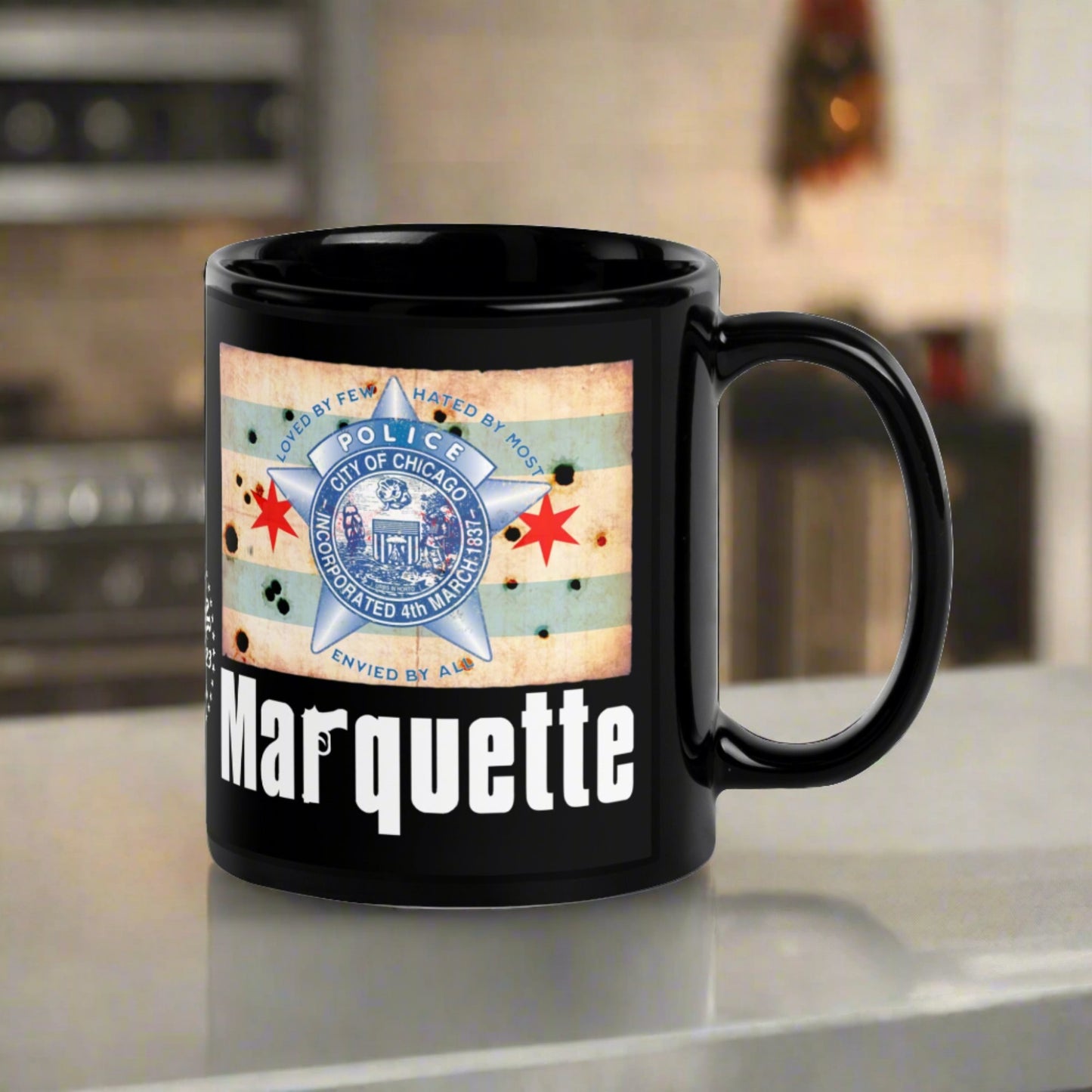 District 010 - Marquette: Chicago Police Sopranos Inspired Coffee Mug