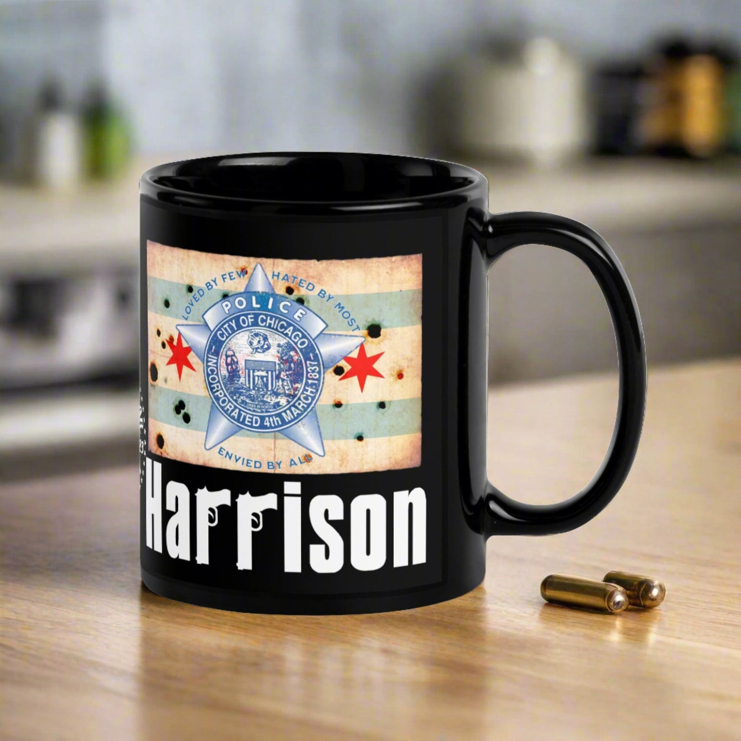 District 011 - Harrison: Chicago Police Sopranos Inspired Coffee Mug