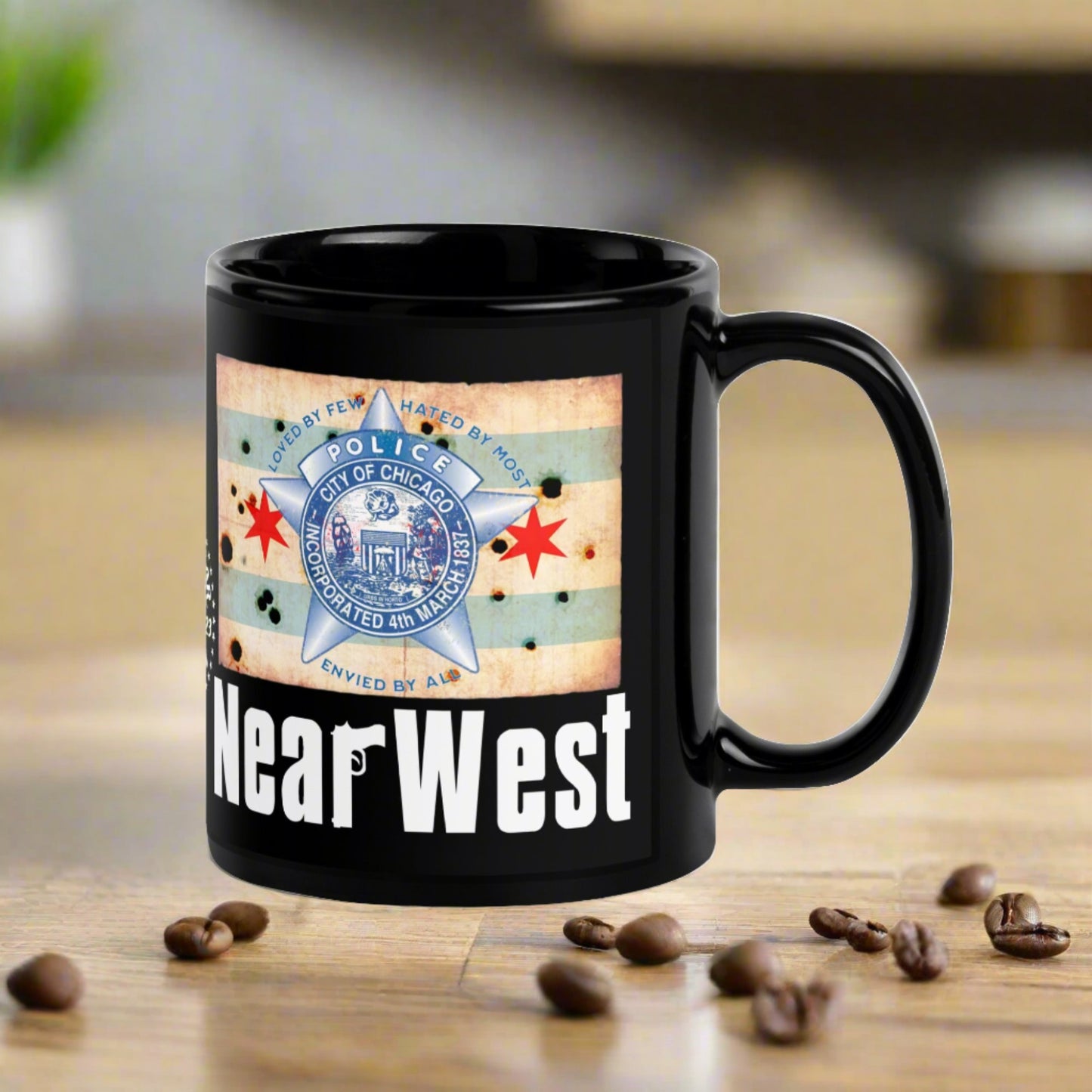 District 012 - Near West: Chicago Police Sopranos Inspired Coffee Mug