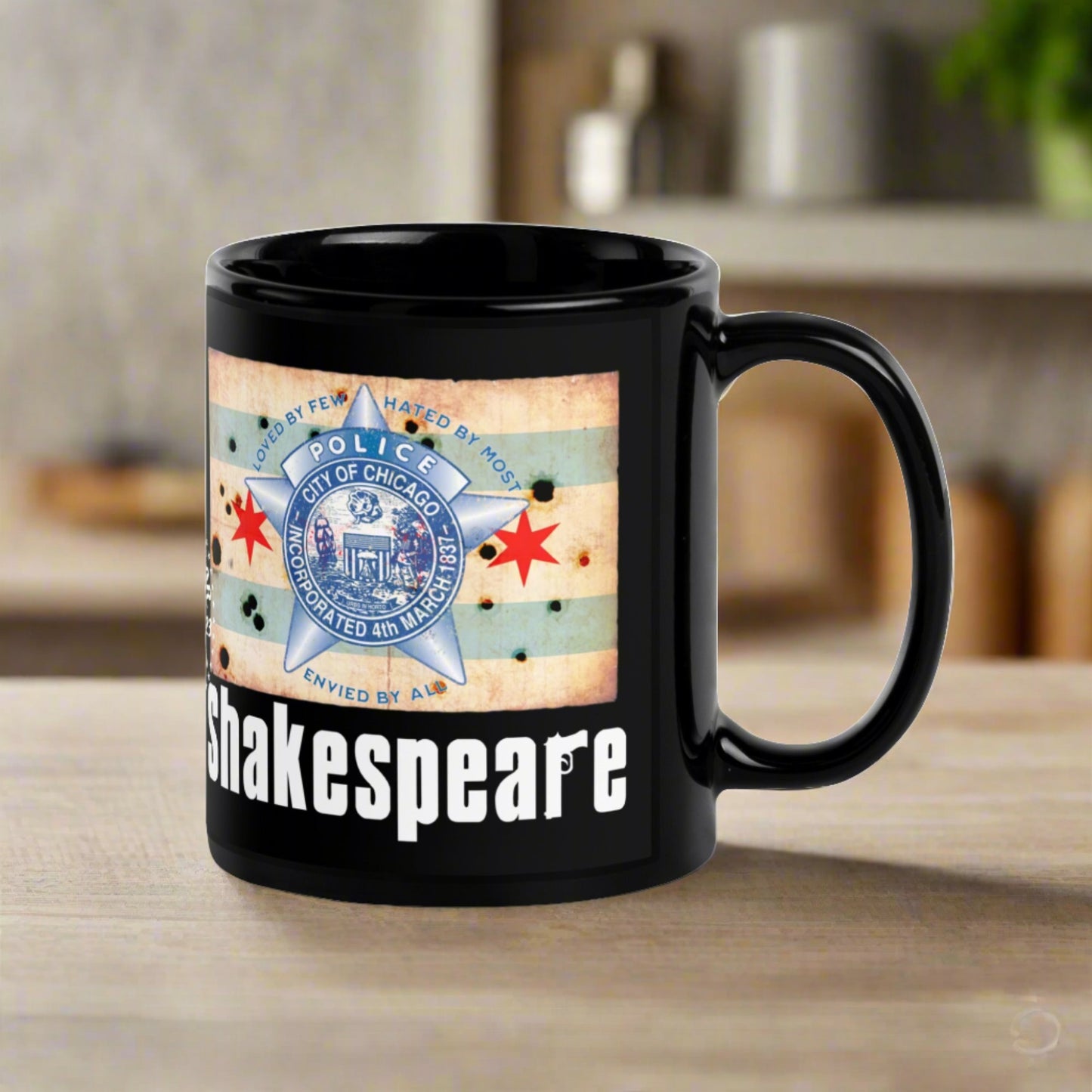 District 014 - Shakespeare: Chicago Police Sopranos Inspired Coffee Mug