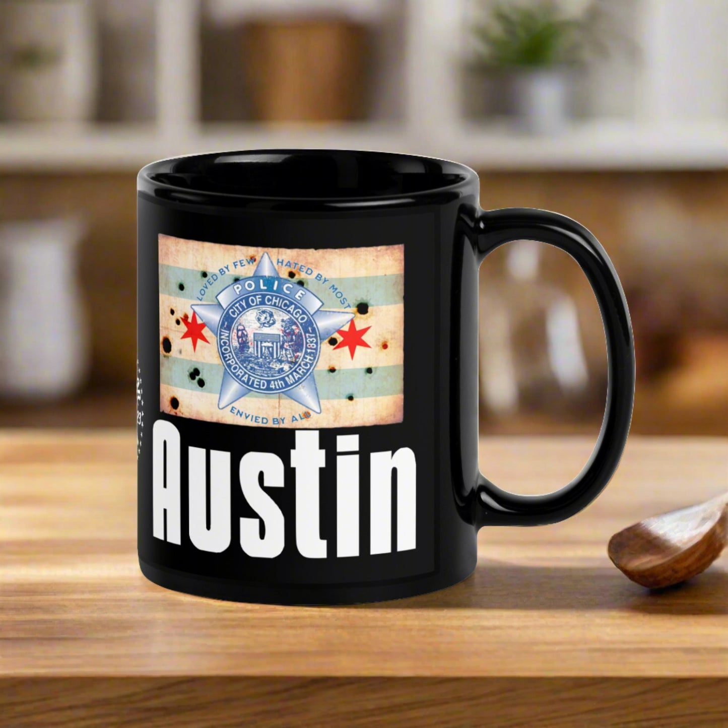 District 015 - Austin: Chicago Police Sopranos Inspired Coffee Mug