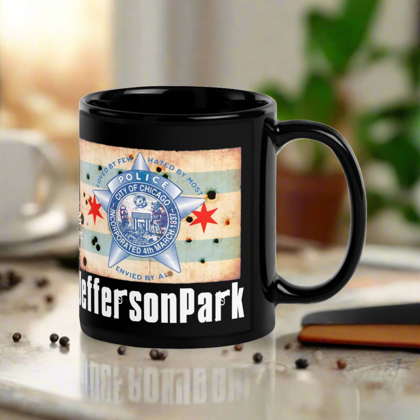 District 016 - Jefferson Park: Chicago Police Sopranos Inspired Coffee Mug