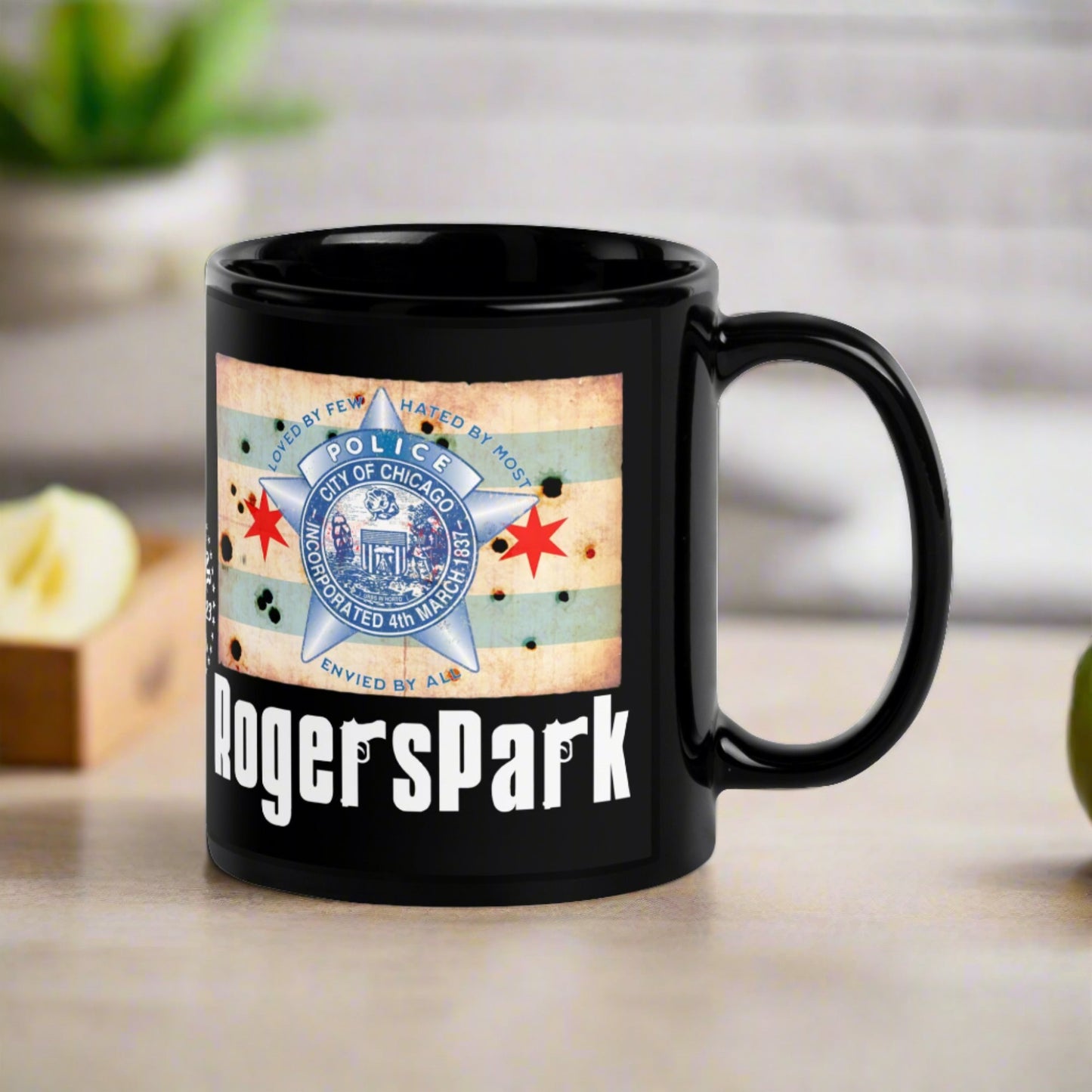 District 024 - Rogers Park: Chicago Police Sopranos Inspired Coffee Mug