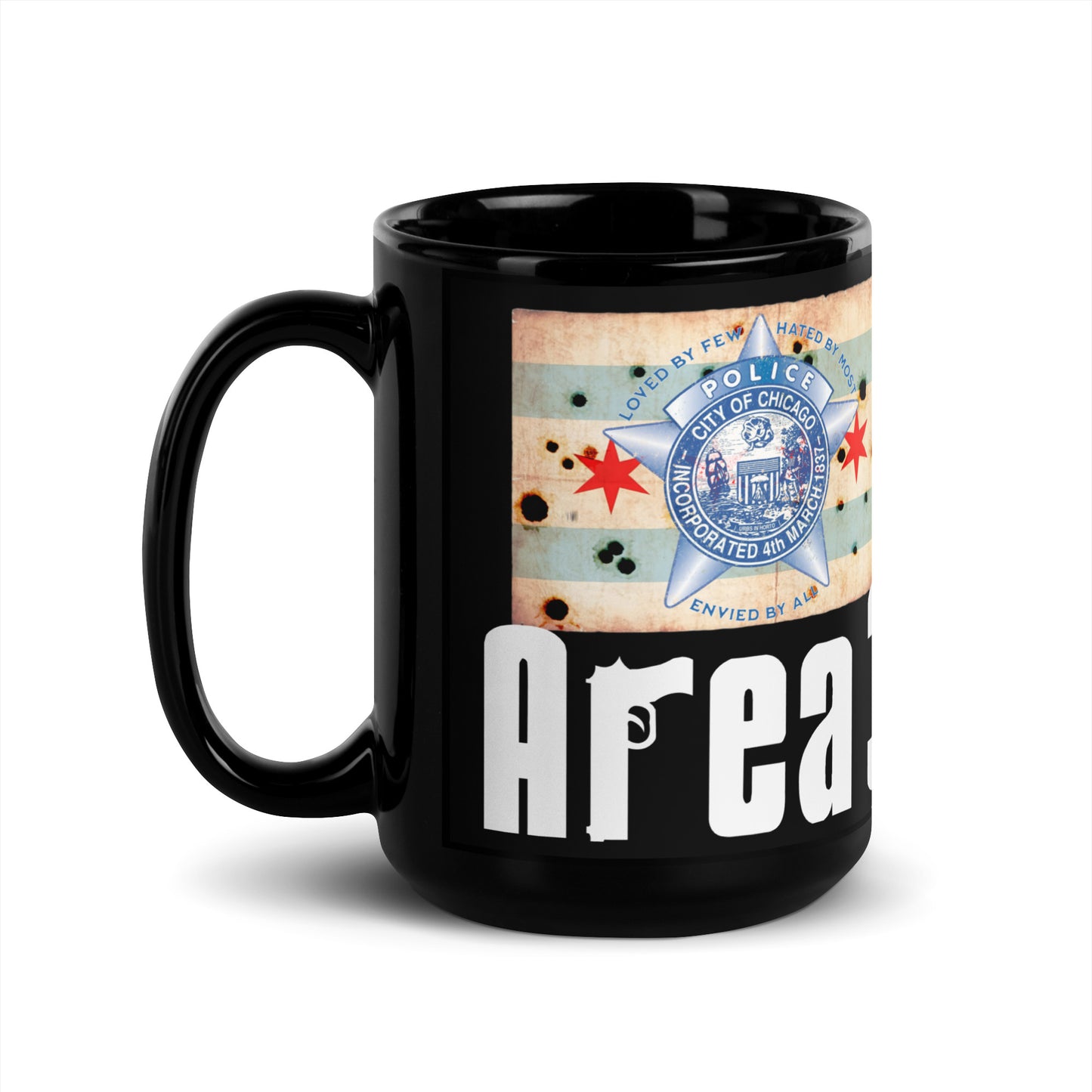 Area 3 Chicago Police Sopranos Inspired Coffee Mug