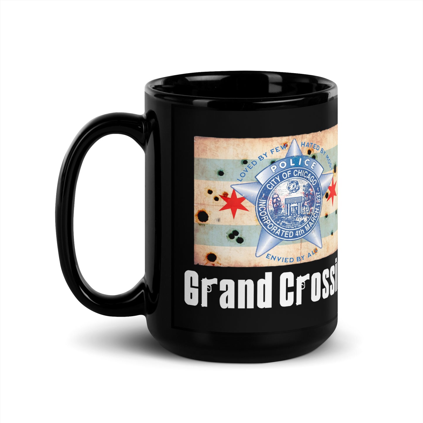 District 003 - Grand Crossing: Chicago Police Sopranos Inspired Coffee Mug