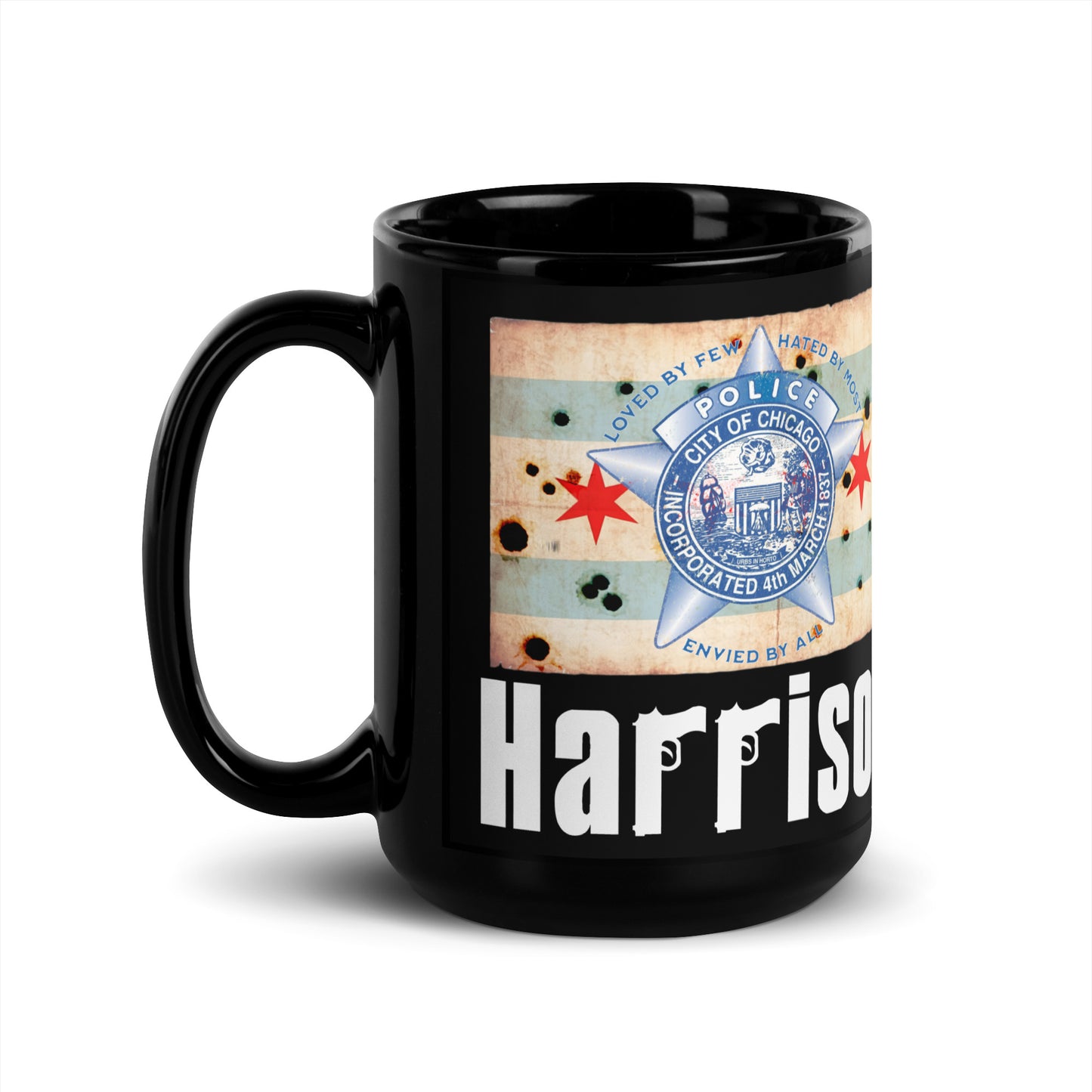 District 011 - Harrison: Chicago Police Sopranos Inspired Coffee Mug