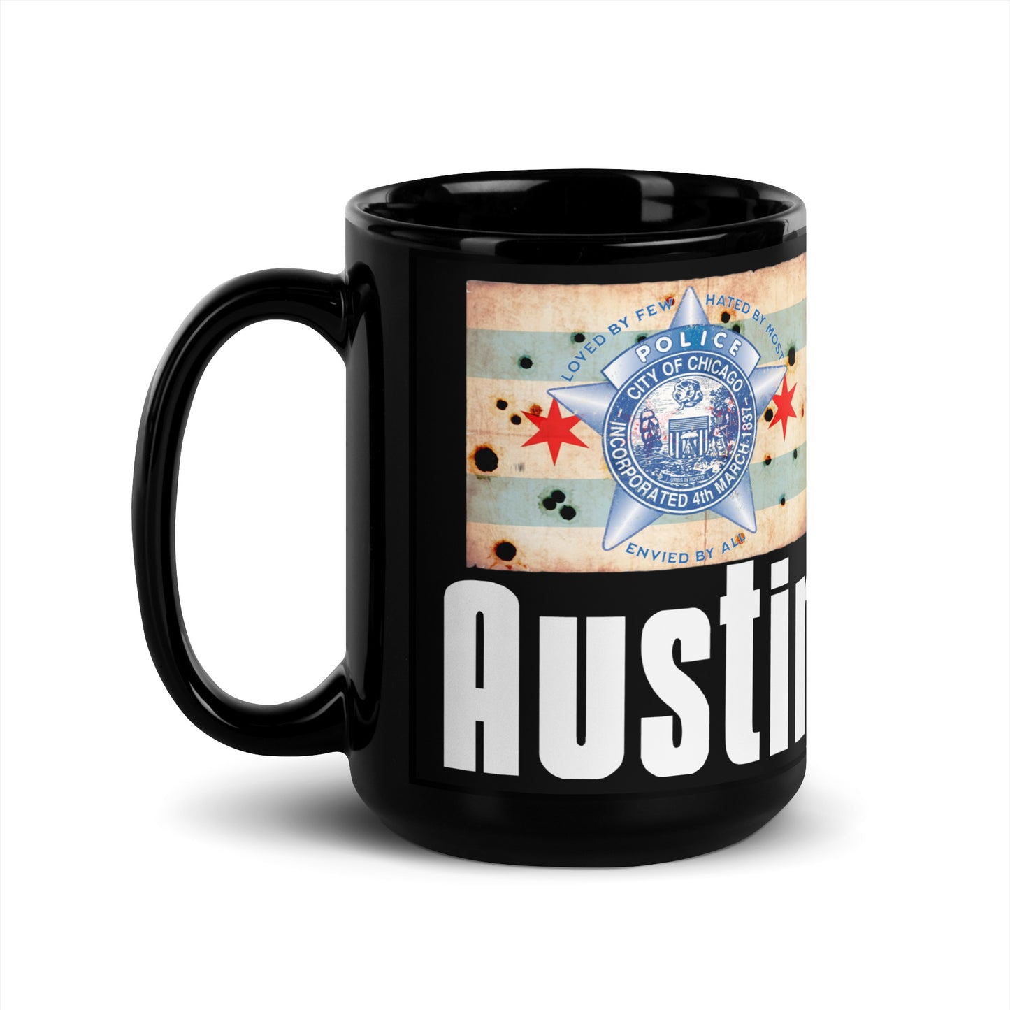 District 015 - Austin: Chicago Police Sopranos Inspired Coffee Mug