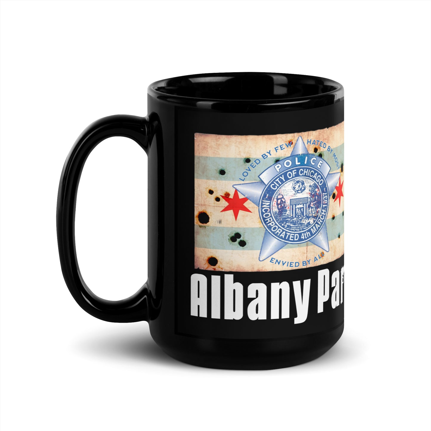 District 017 - Albany Park: Chicago Police Sopranos Inspired Coffee Mug