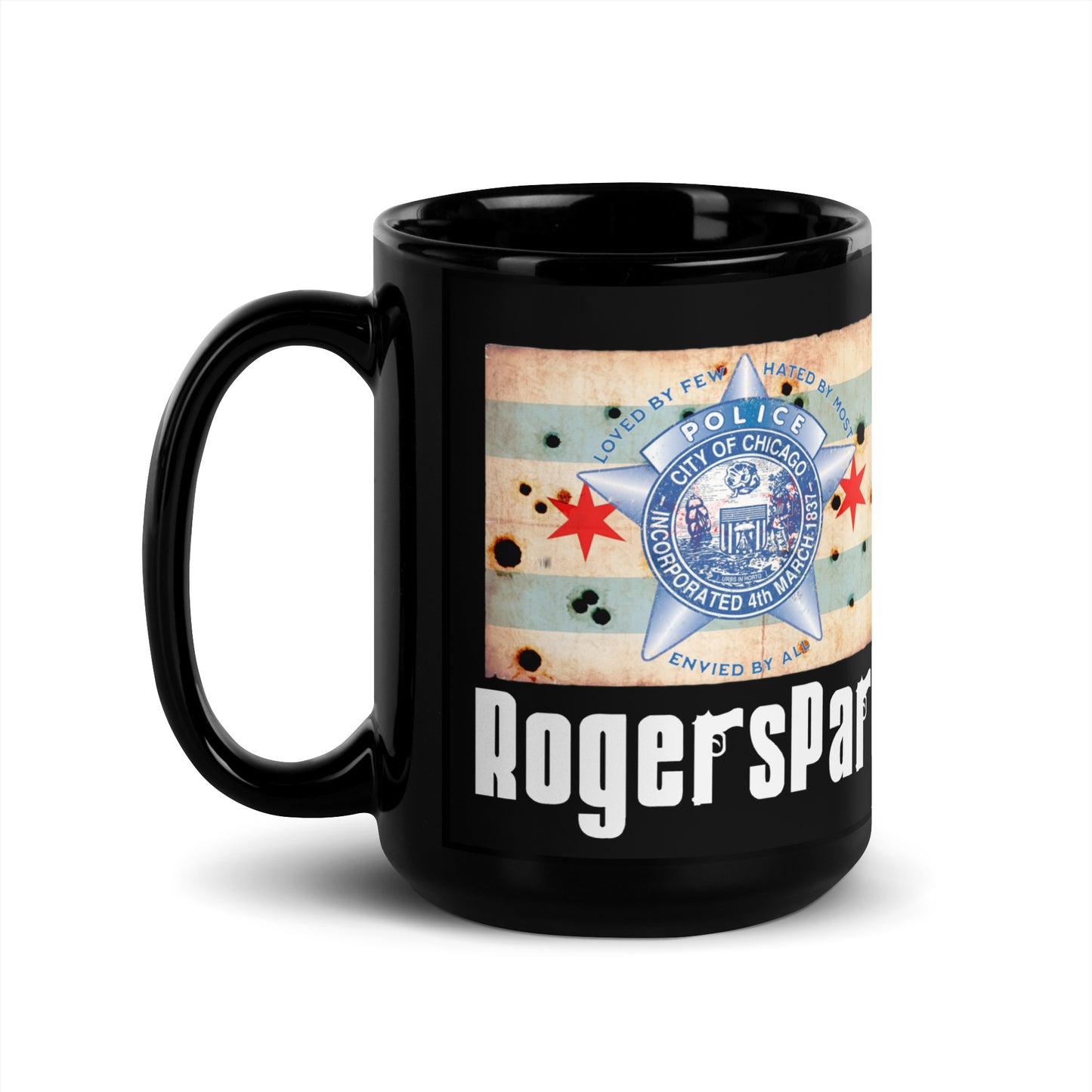 District 024 - Rogers Park: Chicago Police Sopranos Inspired Coffee Mug