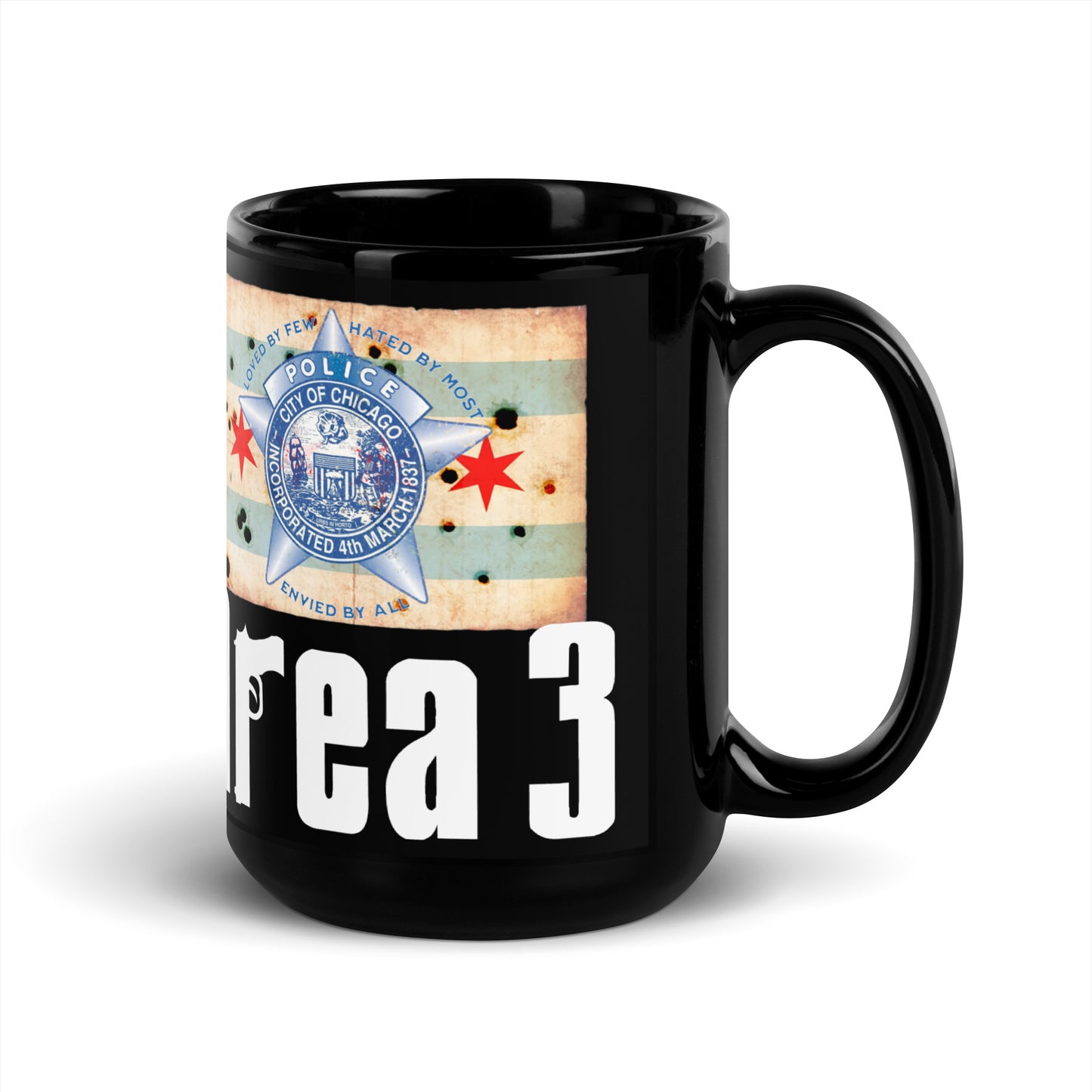 Area 3 Chicago Police Sopranos Inspired Coffee Mug