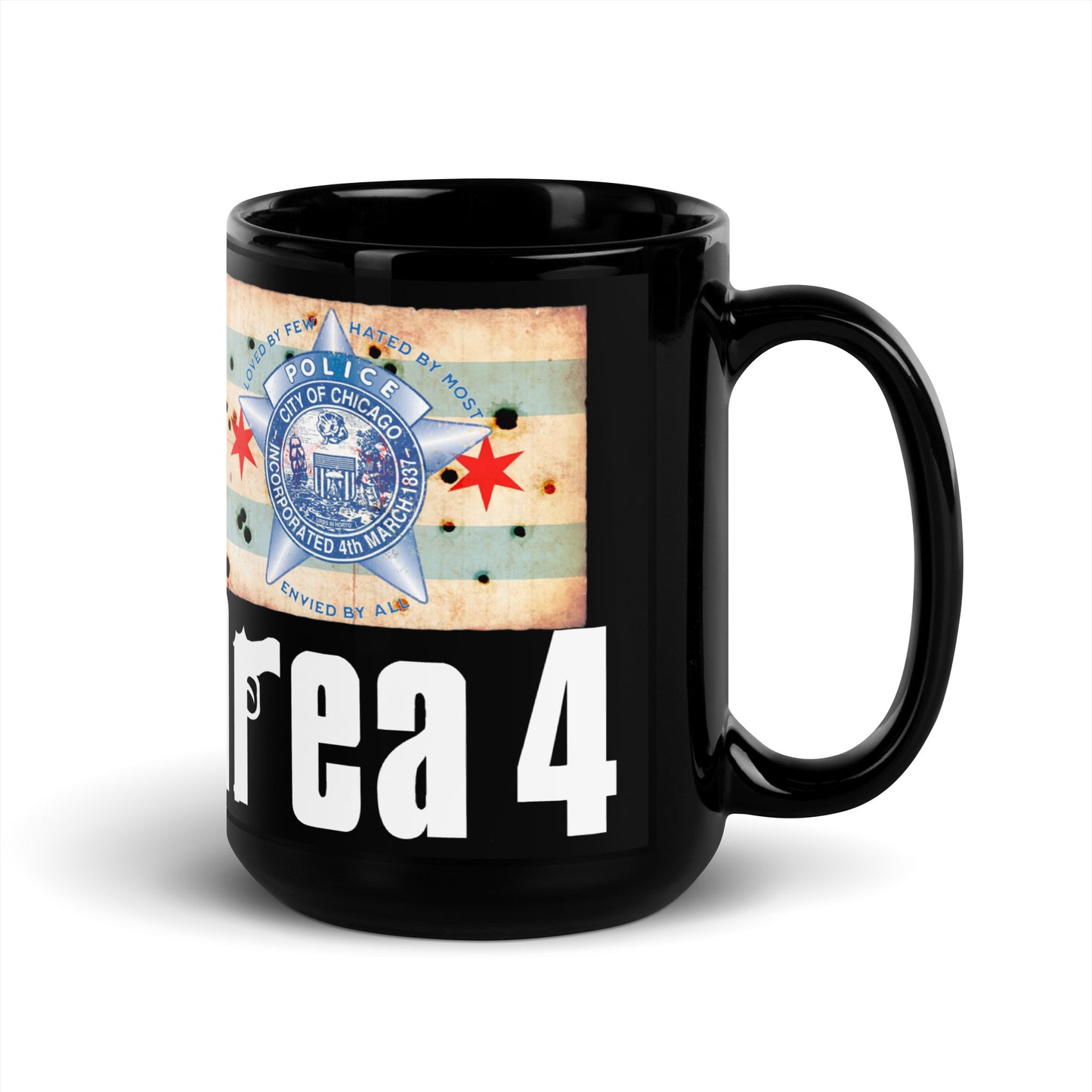 Area 4 Chicago Police Sopranos Inspired Coffee Mug