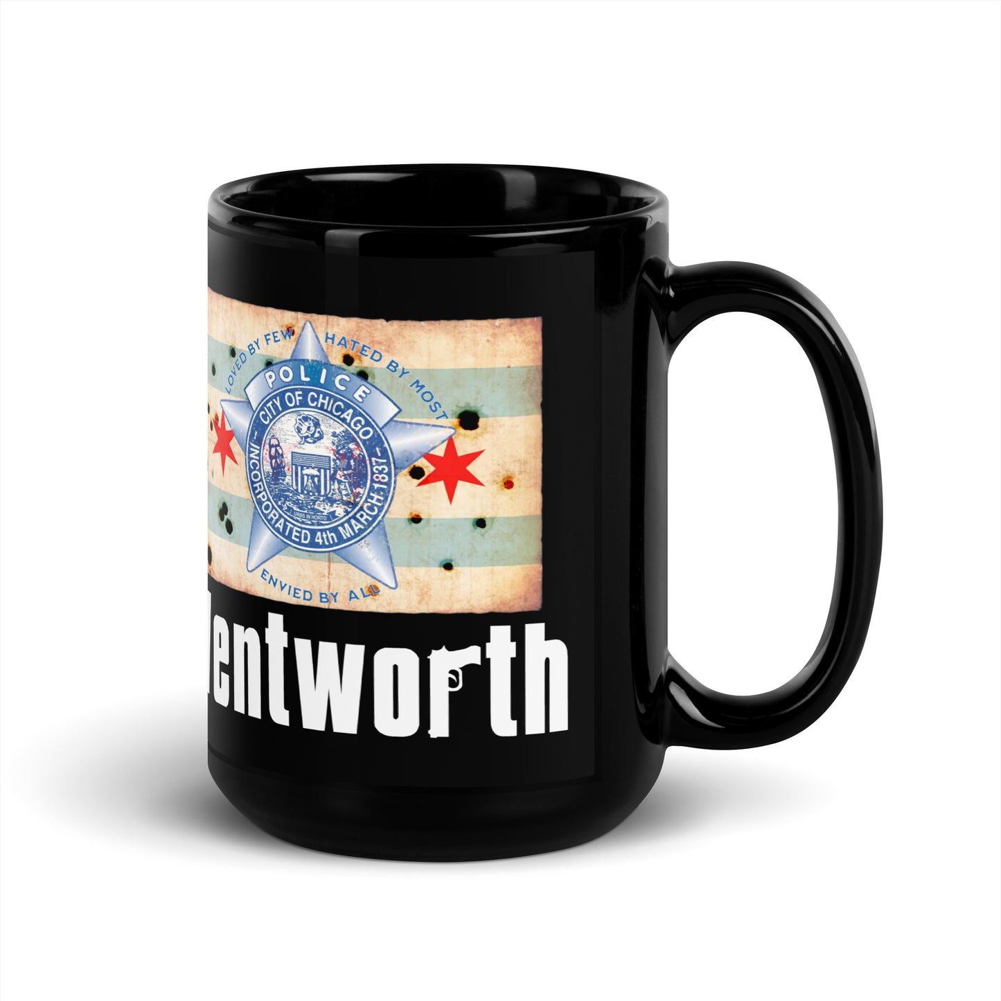 District 002 - Wentworth: Chicago Police Sopranos Inspired Coffee Mug