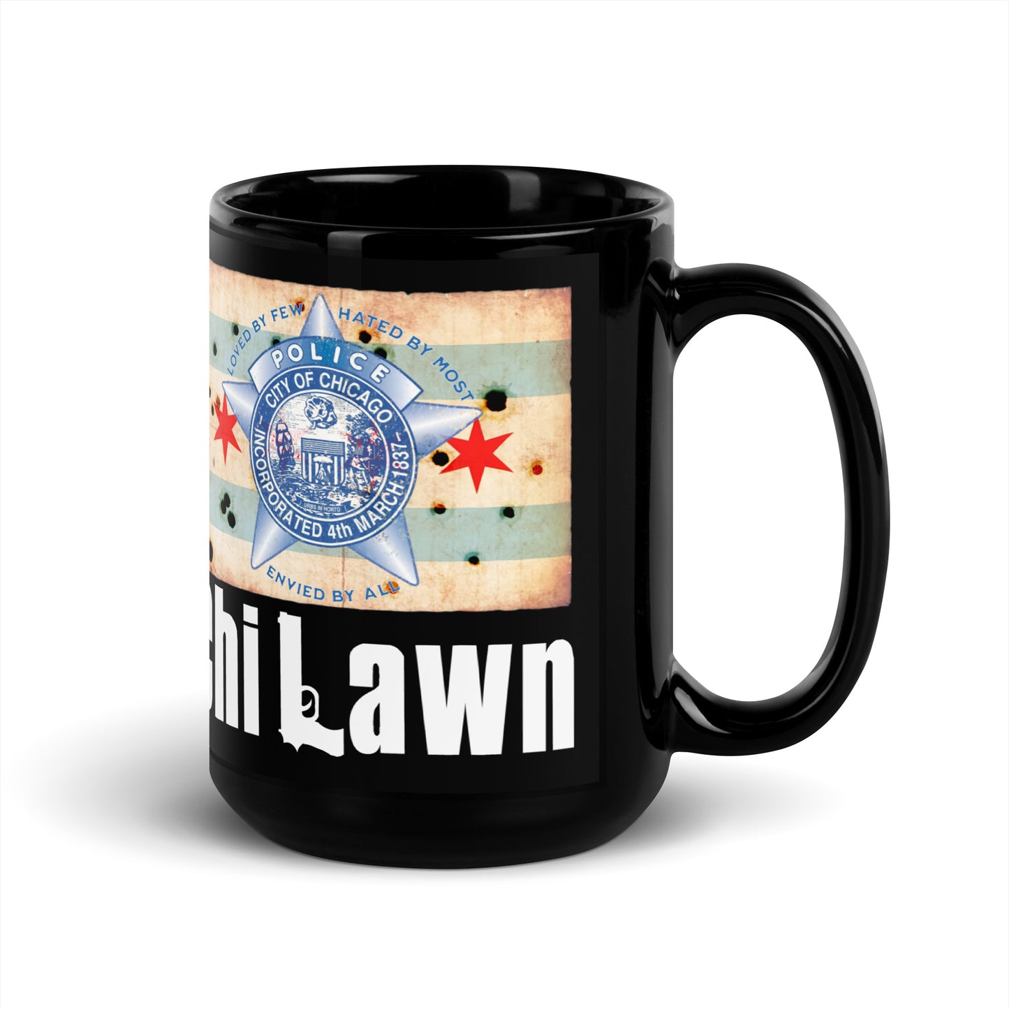 District 008 - Chi Lawn: Chicago Police Sopranos Inspired Coffee Mug