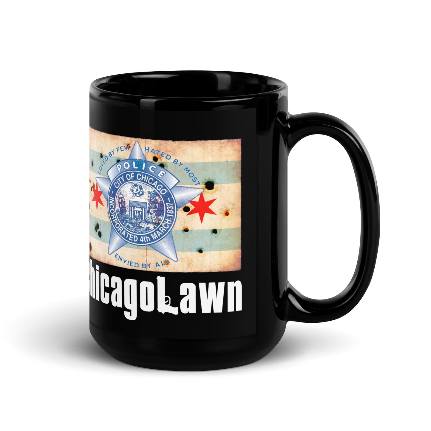 District 008 - Chicago Lawn: Chicago Police Sopranos Inspired Coffee Mug