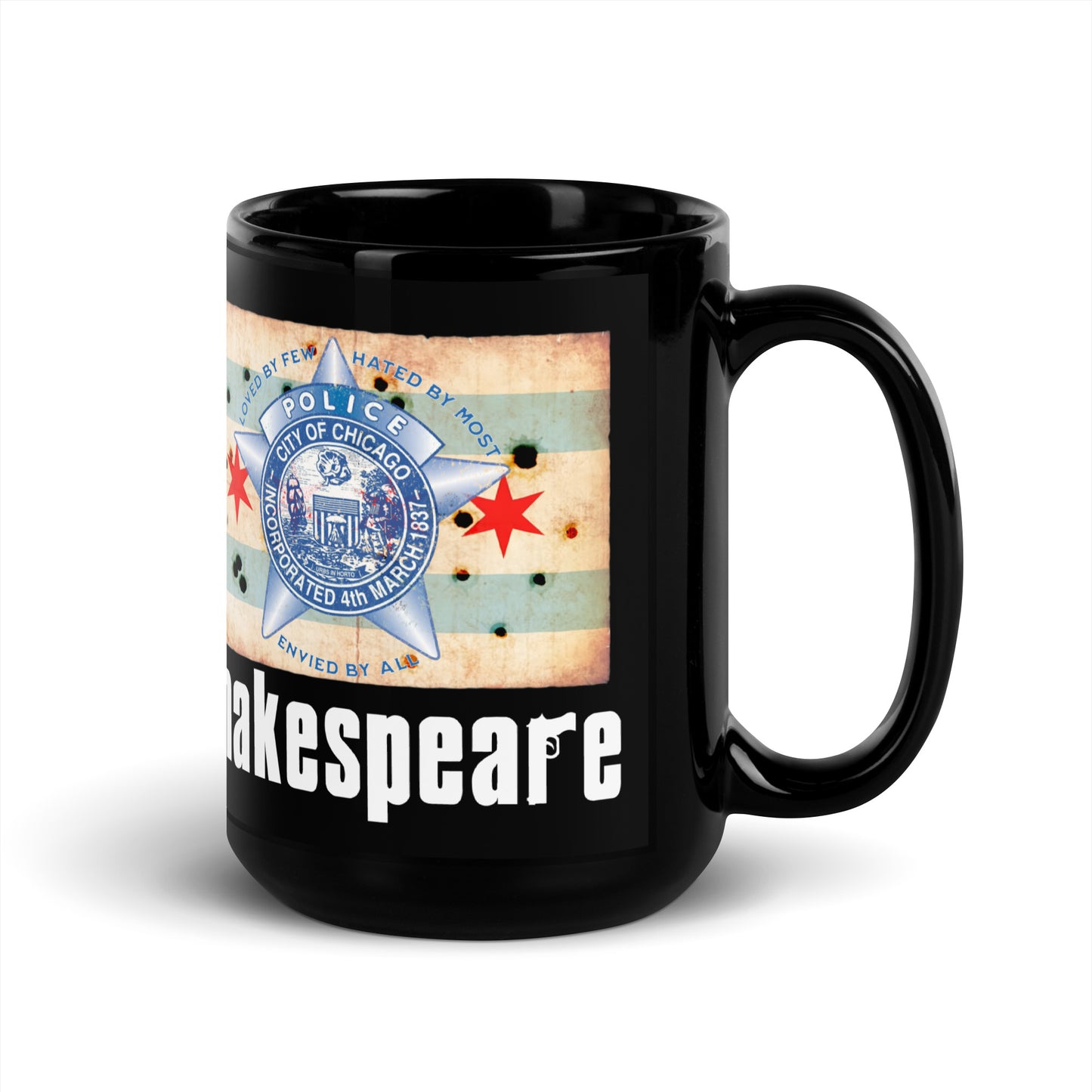 District 014 - Shakespeare: Chicago Police Sopranos Inspired Coffee Mug