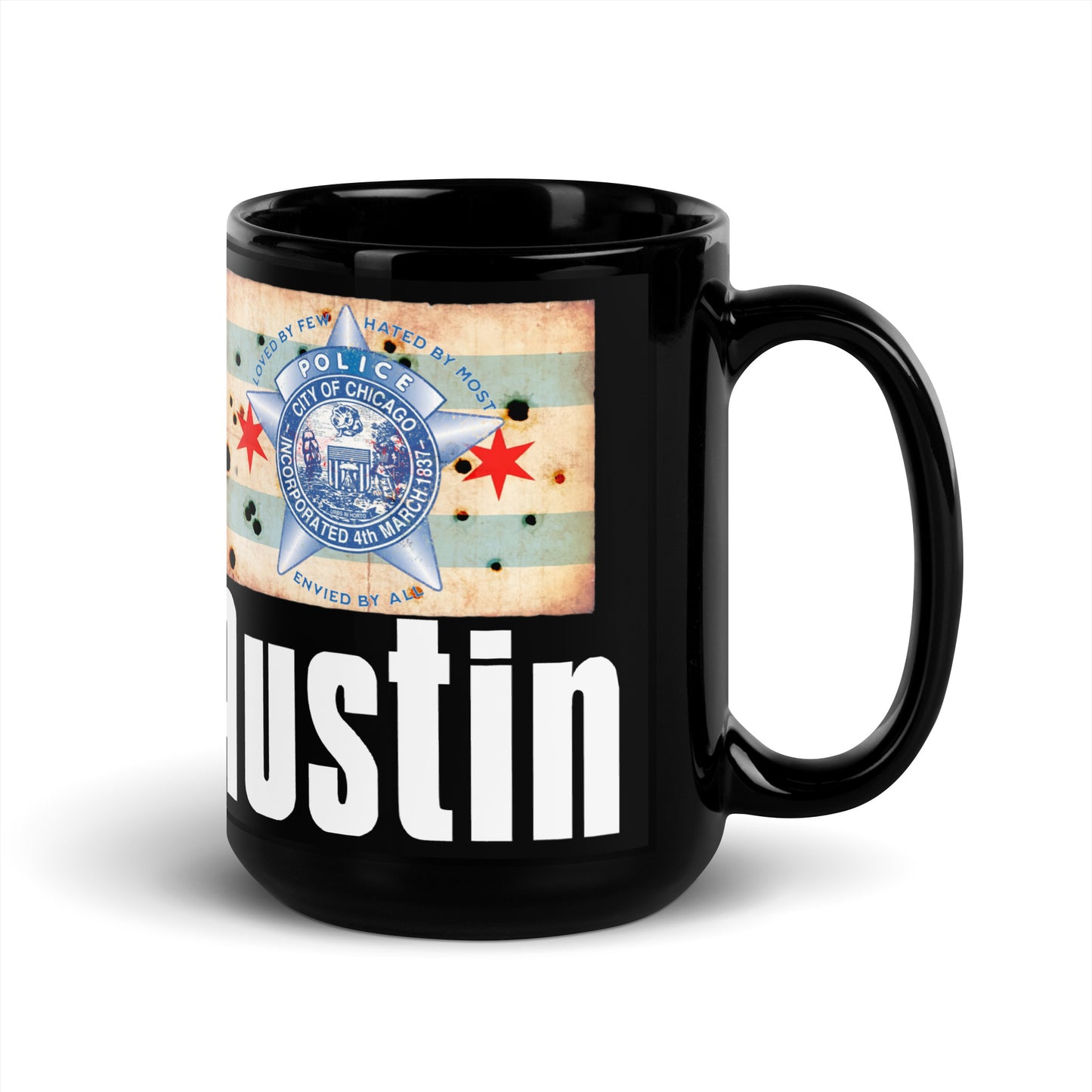 District 015 - Austin: Chicago Police Sopranos Inspired Coffee Mug