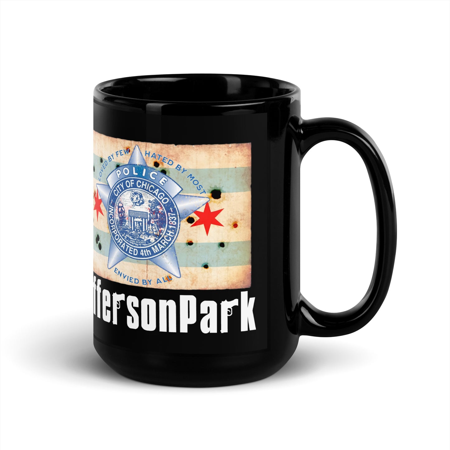 District 016 - Jefferson Park: Chicago Police Sopranos Inspired Coffee Mug