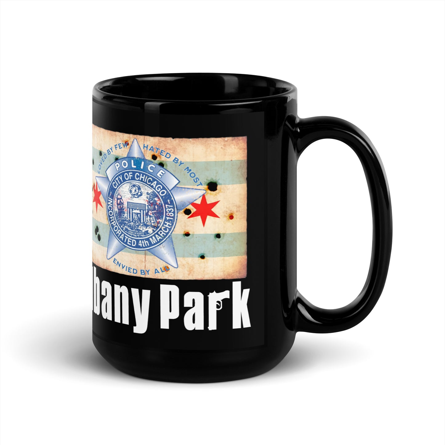 District 017 - Albany Park: Chicago Police Sopranos Inspired Coffee Mug