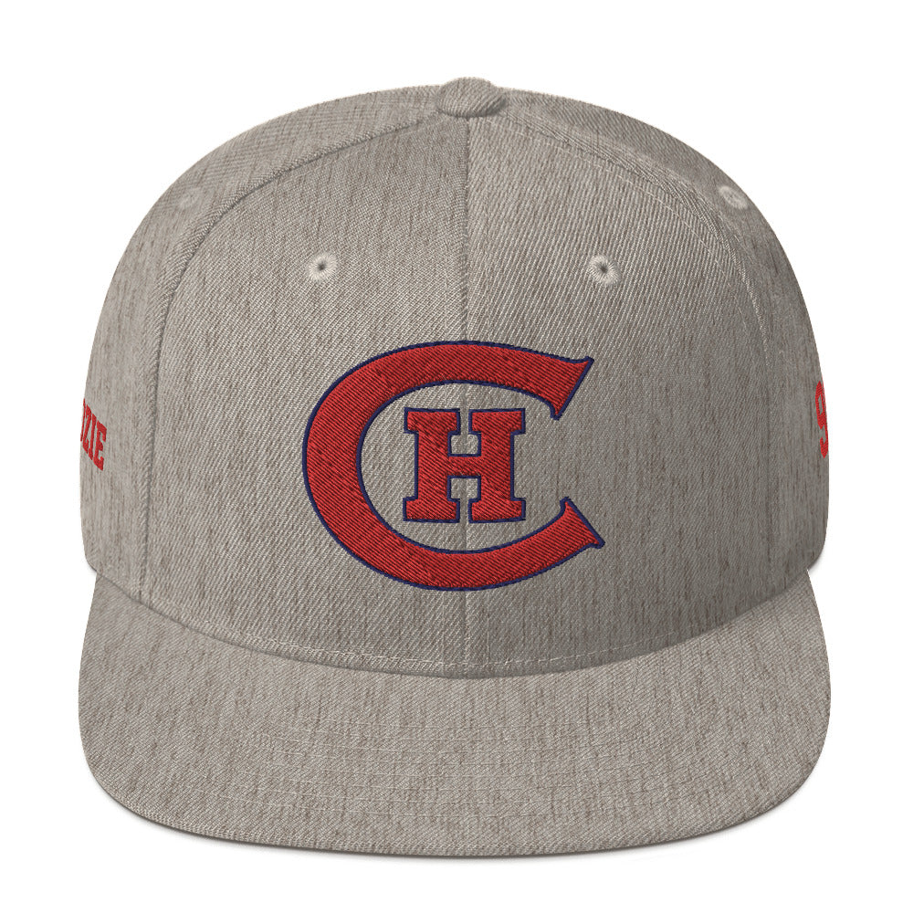 Chicago Hockey Club Old Time Hockey Customizable Snapback Hat by Alpha Hockey Club