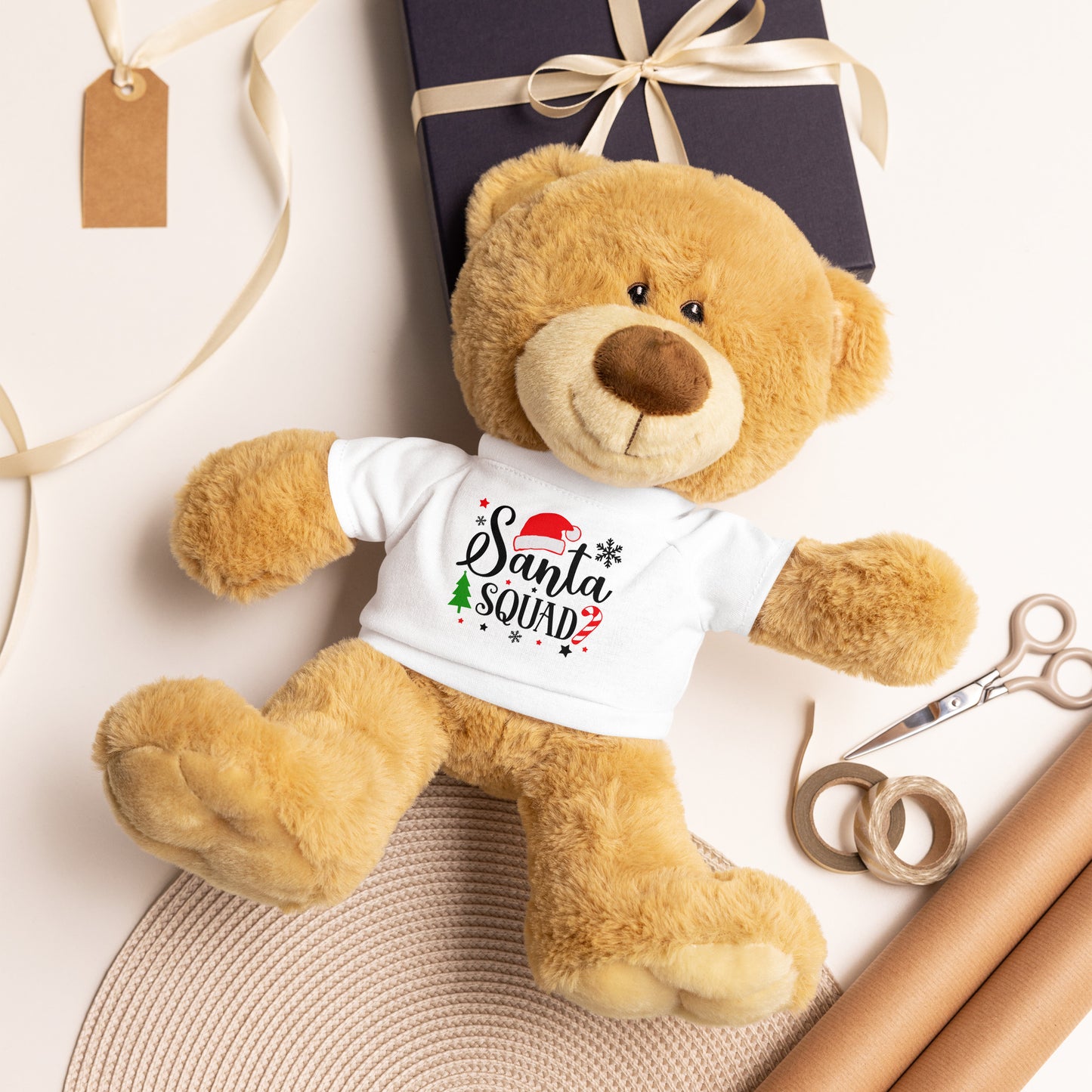 Customizable Teddy Bear Christmas Hanukkah Holiday by Alpha Wear