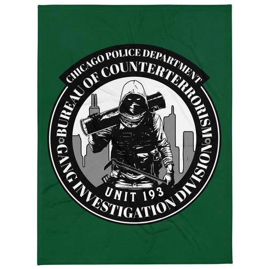 Unit 193 - Chicago Police Department - CPD BCT GID Throw Blanket