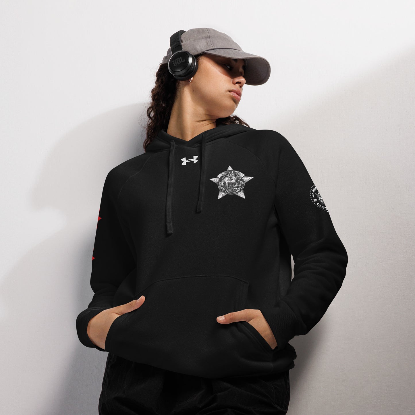 Unit 193 - Chicago Police Department - CPD BCT GID Under Armour® Hoodie Hoody Sweatshirt (Back Image)