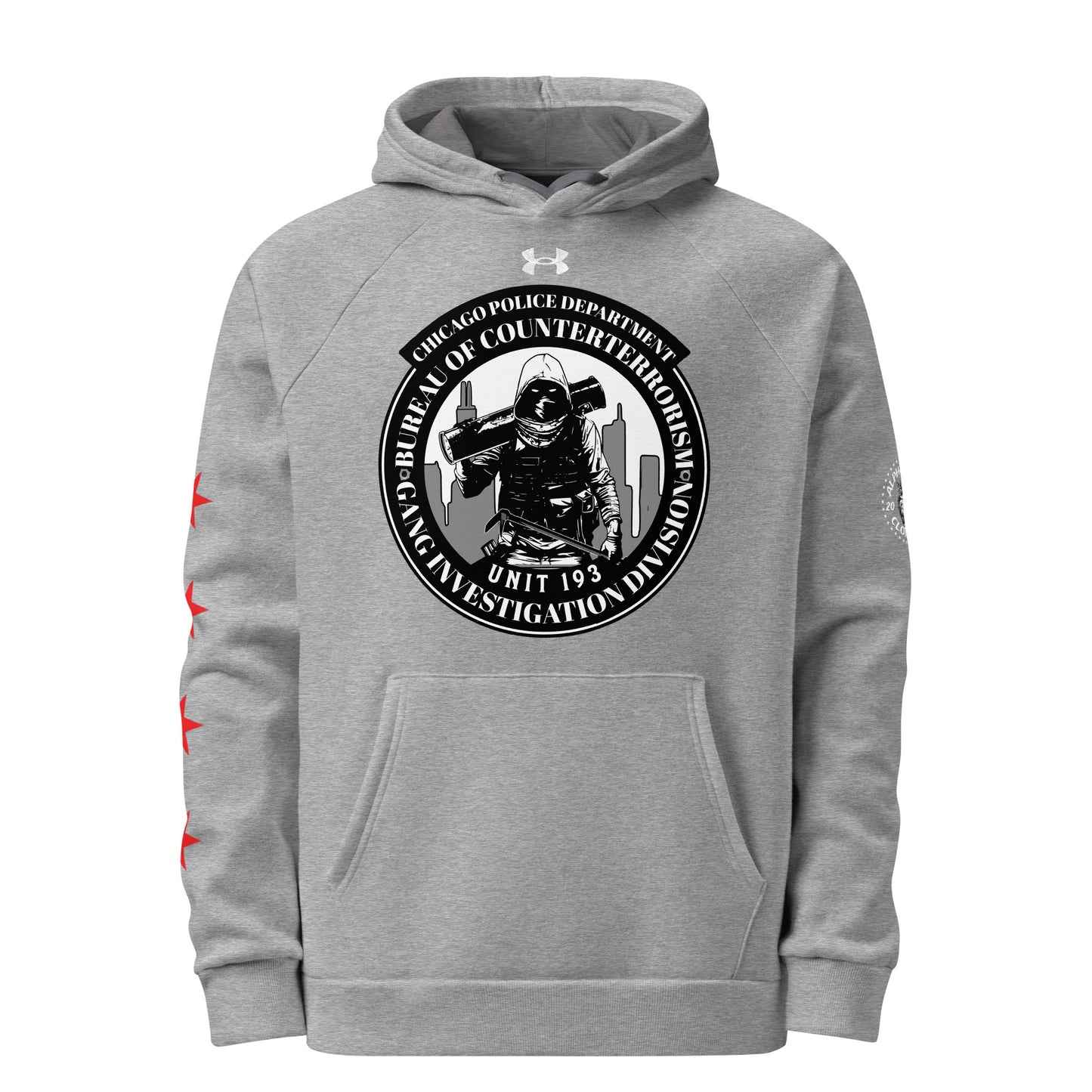 Unit 193 - Chicago Police Department - CPD BCT GID Under Armour® Hoodie Hoody Sweatshirt (Front Image)