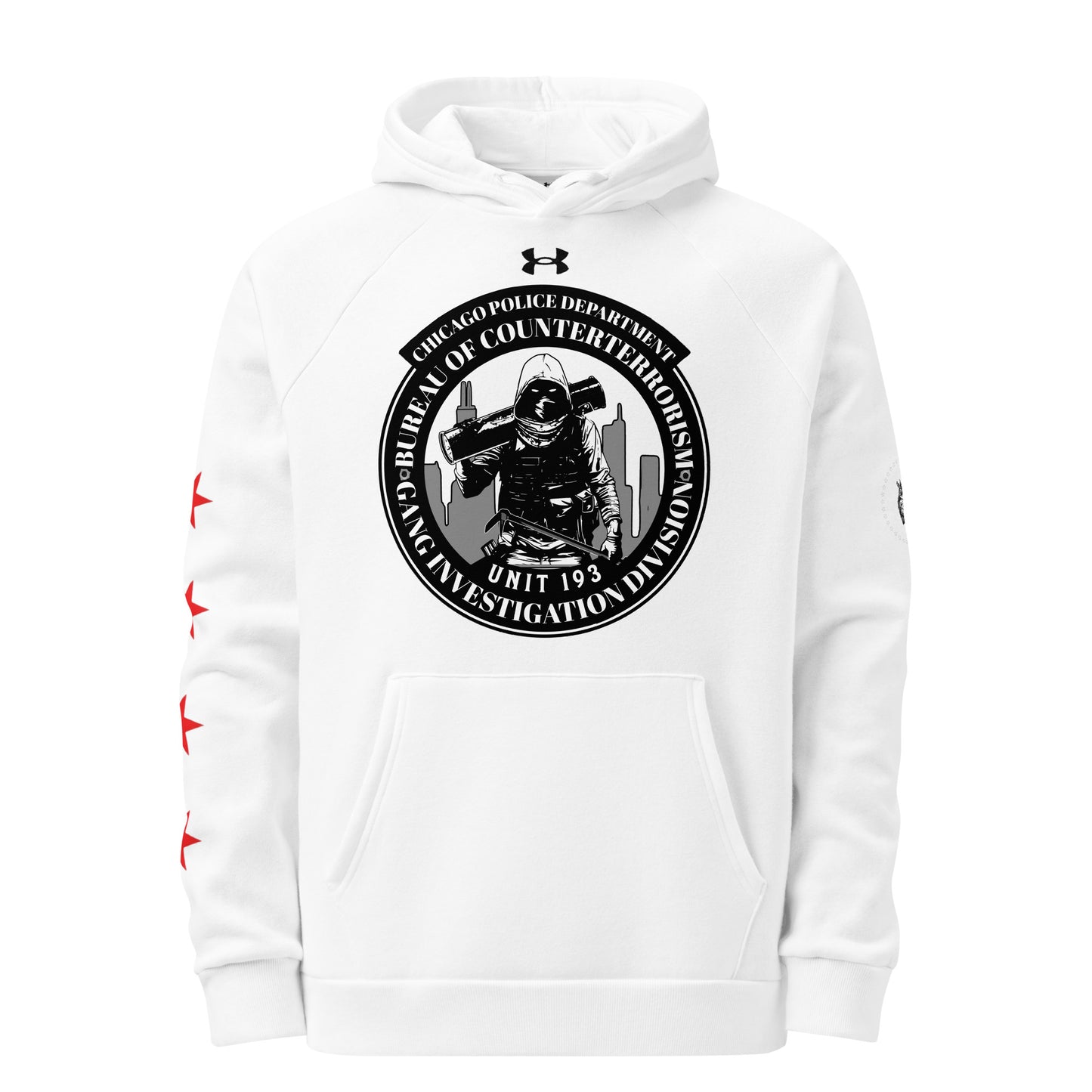 Unit 193 - Chicago Police Department - CPD BCT GID Under Armour® Hoodie Hoody Sweatshirt (Front Image)