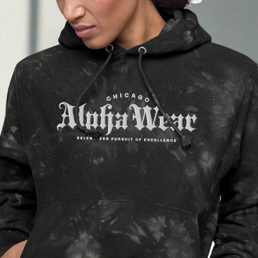 Alpha Wear Original Flagship Logo Champion Heavyweight Hoodie Sweatshirt - Premium Athletic Apparel