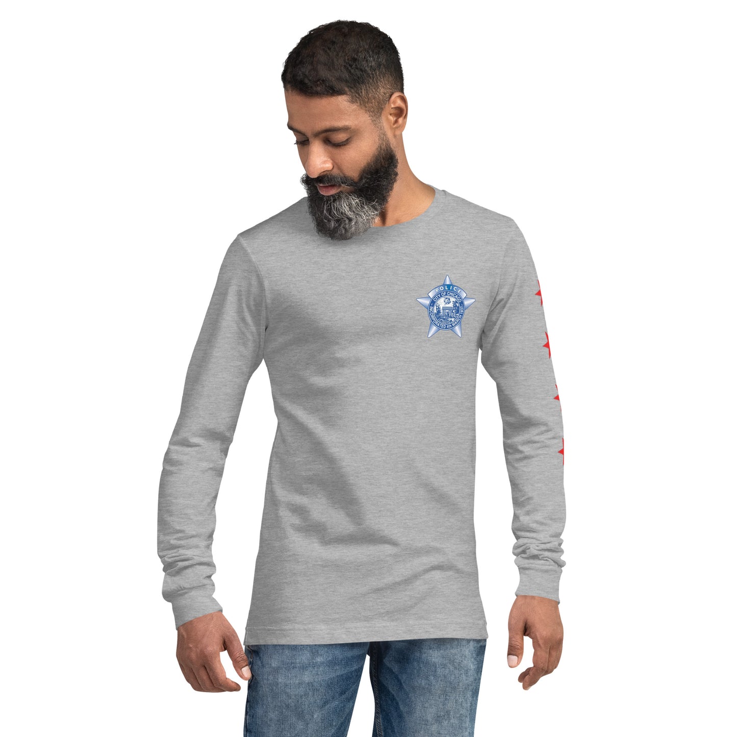 Chicago Police Marquette Ogden District 010 Unisex Long Sleeve Tee | Law Enforcement Apparel