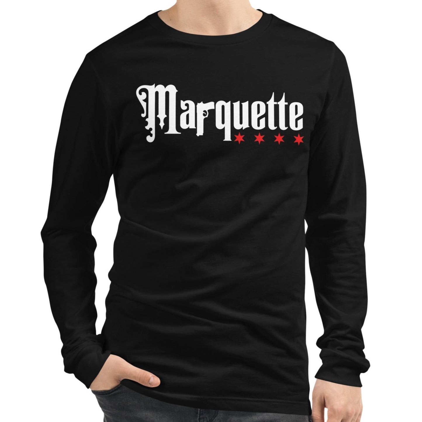 Chicago Police Marquette Ogden District 010 Unisex Long Sleeve Tee | Law Enforcement Apparel